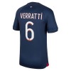 Maglia ufficiale Paris Saint Germain 2023-24 Verratti 6 Casa per Uomo